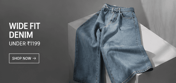 Wide Fit Denim Under 1199