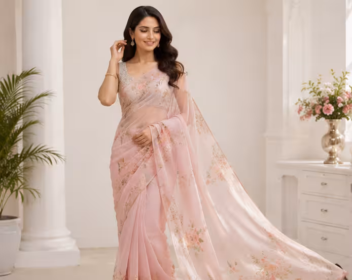 Chiffon Saree